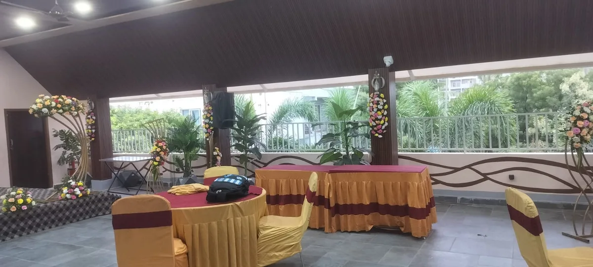 Traditional Haldi Ceremony Stage
